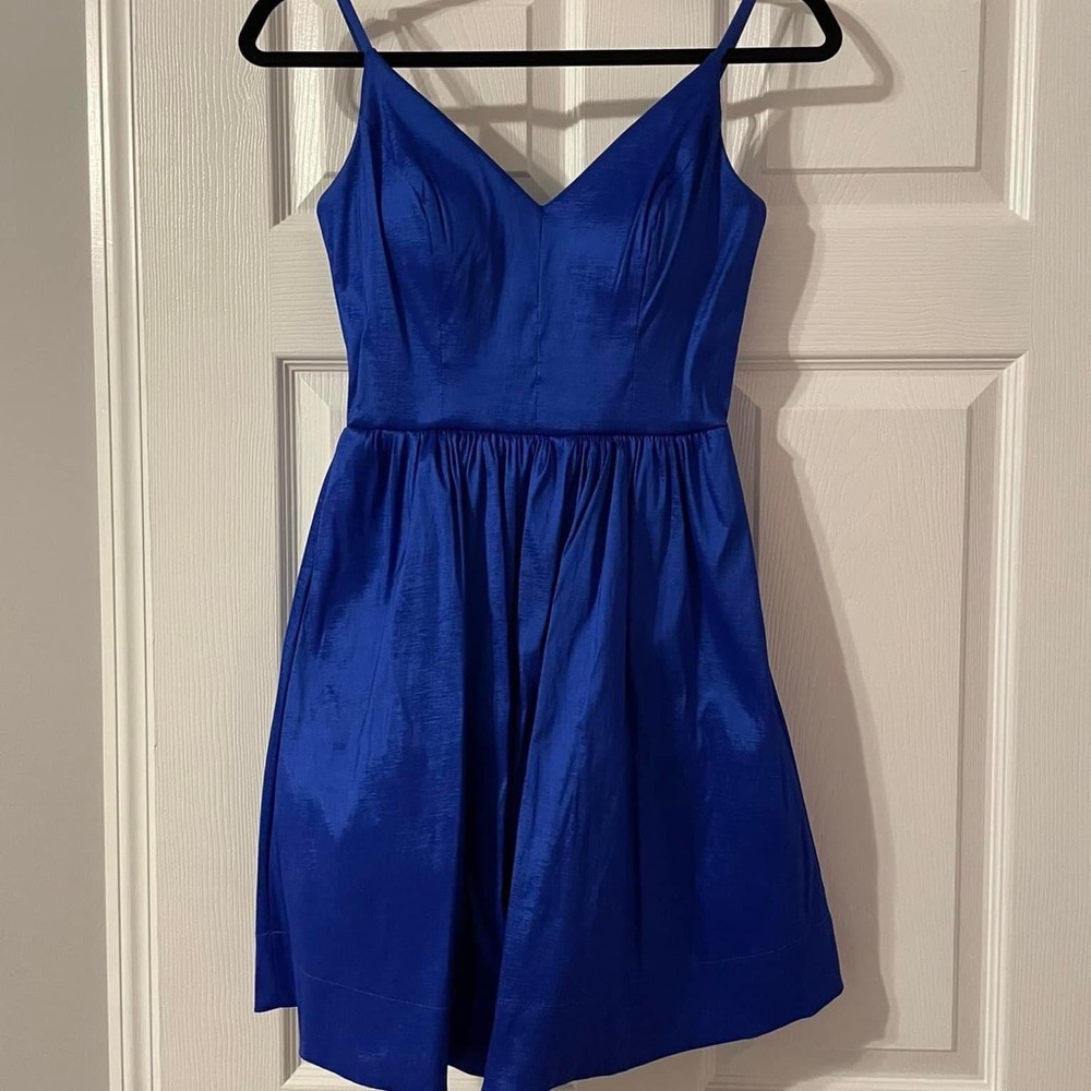 Royal blue short homecoming/cocktail dress